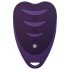 Silexd 8 - fjärrstyrd vibrator med pung (naturfärg)