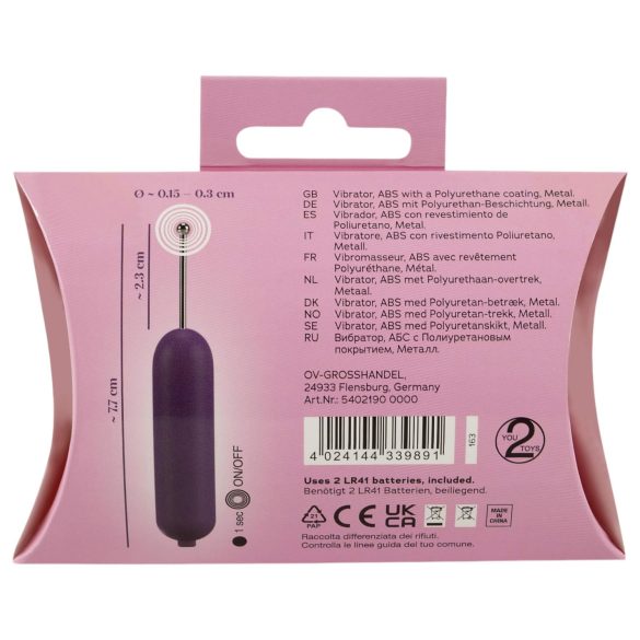You2Toys - Klitorisvibrator - punktstimulans - lila