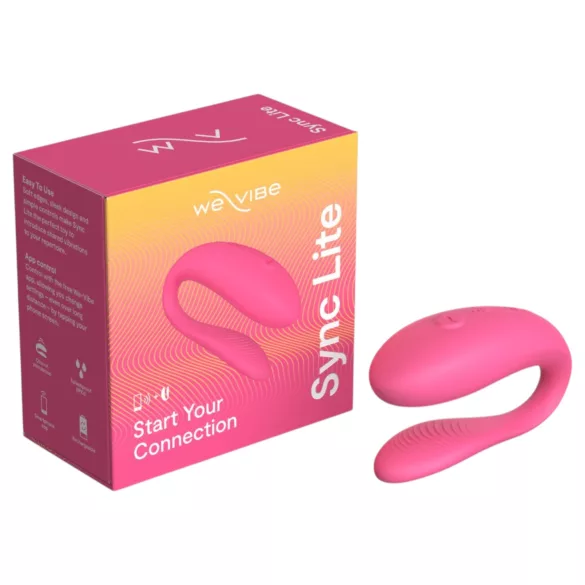 We-Vibe Sync Lite - Parvibrator med app- och fjärrkontroll (rosa)