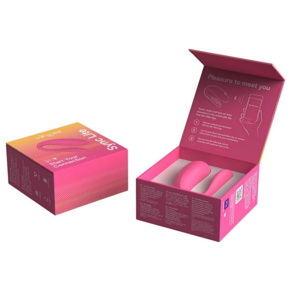 We-Vibe Sync Lite - parvibrator med fjärrkontroll - rosa