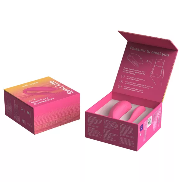 We-Vibe Sync Lite - Parvibrator med app- och fjärrkontroll (rosa)