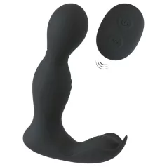 Rebel - prostatavibrator med fjärrkontroll 2i1 - svart