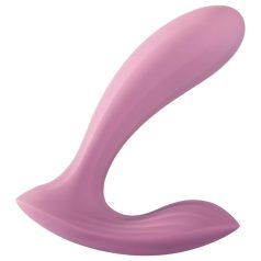   Svakom Erica - bärbar vibrator - uppladdningsbar silikon pink