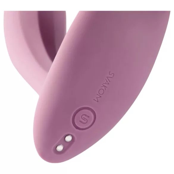 Svakom Erica - bärbar vibrator - uppladdningsbar silikon pink