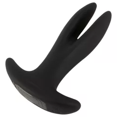 ANOS - tvåarmad anal vibrator (svart)