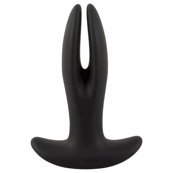 ANOS - tvåarmad anal vibrator (svart)