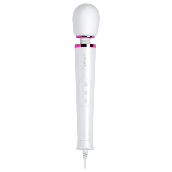 Le Wand Petite Plug-In – Nätansluten Massagevibrator (Vit)