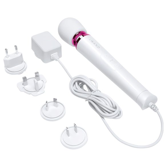 Le Wand Petite Plug-In - stavmassageapparat vibrator - vit
