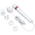 Le Wand Petite Plug-In – Nätansluten Massagevibrator (Vit)