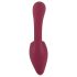Javida - 2-i-1 tungan vibrator (röd)