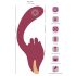 Javida - 2-i-1 tungan vibrator (röd)