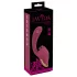 Javida - vibrator med tunga 2i1 - röd