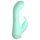 Cuties Mini 4 - vattentät, uppladdningsbar, kanin-vibrator (grön)