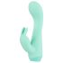 Cuties Mini 4 - vattentät, uppladdningsbar, kanin-vibrator (grön)