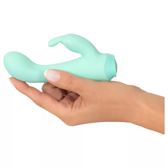 Cuties Mini 4 - rabbitvibrator - uppladdningsbar, vattentät - grön