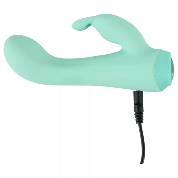 Cuties Mini 4 - rabbitvibrator - uppladdningsbar, vattentät - grön