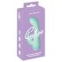 Cuties Mini 4 - vattentät, uppladdningsbar, kanin-vibrator (grön)