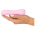 Cuties Mini 4 - laddningsbar, vattentät vibrator (rosa)