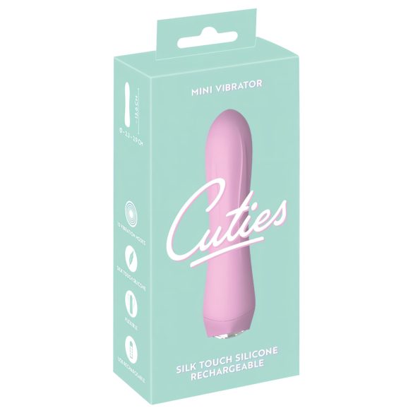 Cuties - minivibrator - uppladdningsbar, vattentät - rosa