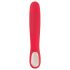 Smile Thumping Rabbit - uppladdningsbar 3-motors vibrator (röd)