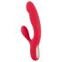 Smile Thumping Rabbit - uppladdningsbar 3-motors vibrator (röd)