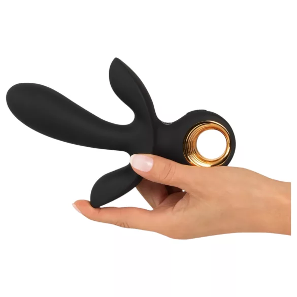 Eternal - uppblåsbar trippelvibrator - svart