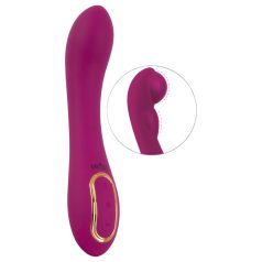 Javida - vibrator med två pumpbara zoner - lila