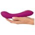 Javida - Pumpbar vibrator med dubbla motorer (lila)