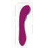 Javida - Pumpbar vibrator med dubbla motorer (lila)