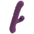 Javida - kanin vibrator 3-i-1 - vattentät silikon - lila