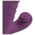 Javida - kanin vibrator 3-i-1 - vattentät silikon - lila
