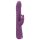 Javida - Stötvibrator med klitorisstimulator (lila)
