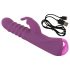 Javida - Stötvibrator med klitorisstimulator (lila)