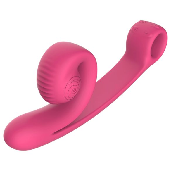Snigelvibben Kurva - 2i1 klitorisstimulator (rosa)