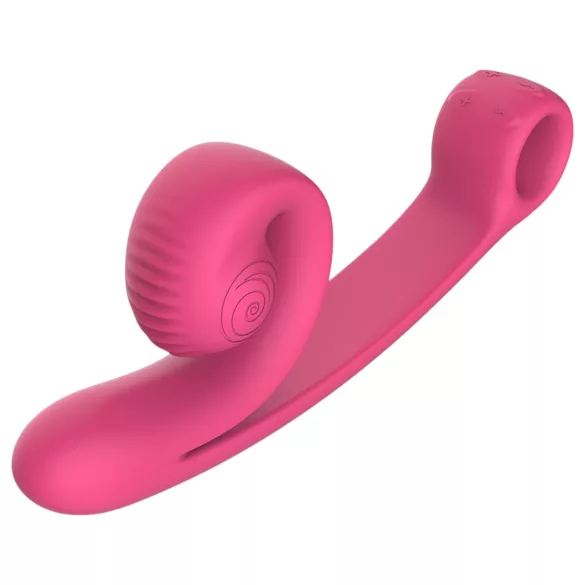 Snail Vibe Curve - 2-i-1 klitorisstimulator (rosa)