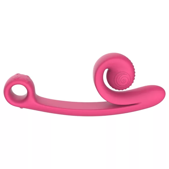Snail Vibe Curve - 2-i-1 klitorisstimulator (rosa)