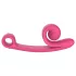 Snail Vibe Curve - 2-i-1 klitorisstimulator (rosa)