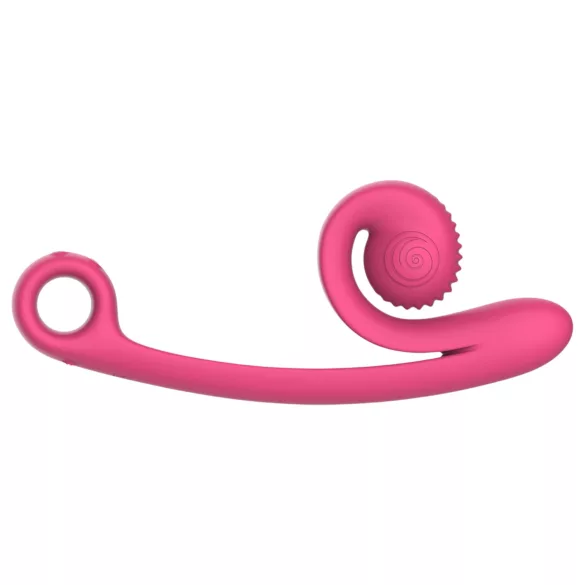 Snail Vibe Curve - 2-i-1 klitorisstimulator (rosa)