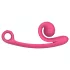 Snail Vibe Curve - 2-i-1 klitorisstimulator (rosa)