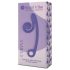 Snail Vibe Curve - vibrator med klitorisstimulator - 2i1 - lila