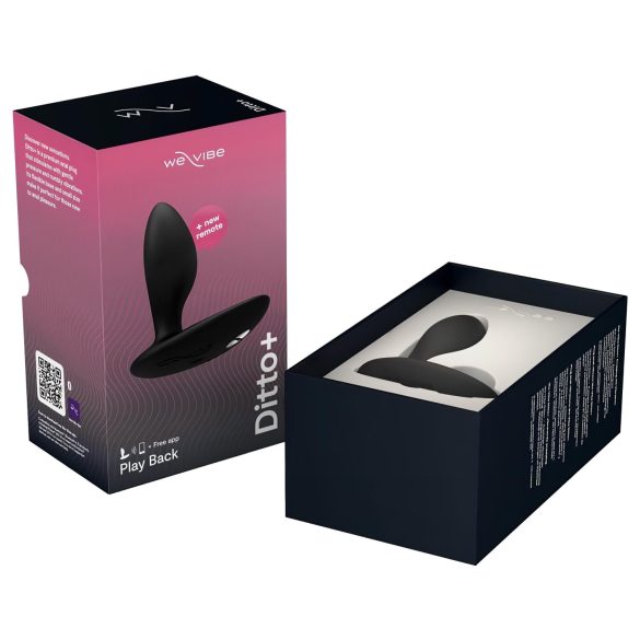 We-Vibe Ditto+ - uppladdningsbar analvibrator - svart