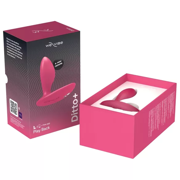 We-Vibe Ditto+ - App-styrd analvibrator (rosa)