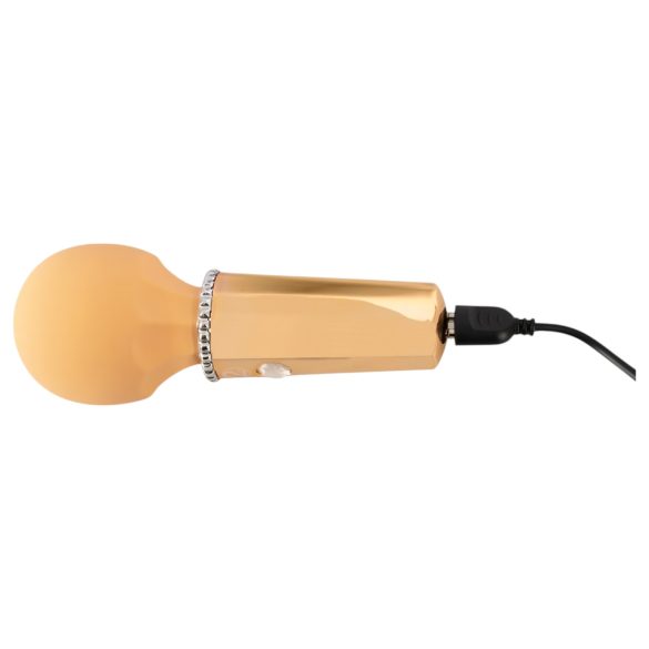 You2Toys - mini wand vibrator - uppladdningsbar - gul