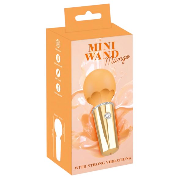 You2Toys - mini wand vibrator - uppladdningsbar - gul