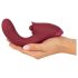 Javida - 3-i-1 tungvibrator (röd)
