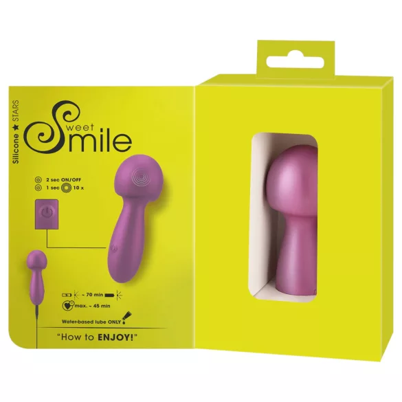 Sweet Smile - Flexibel Mini-Wand (rosa)