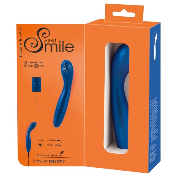 Smile - G-punkt vibrator - flexibel - blå