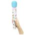 le Wand Enhörning - massagestav set (regnbåge)