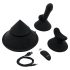 The Cowgirl-dildo - smart sexmaskin med olika tillbehör (svart)