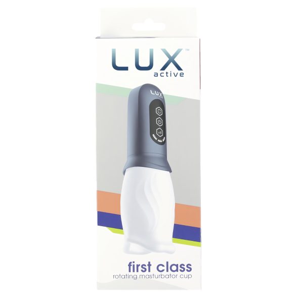 LUX Active First Class - roterande masturbator - vit/grå